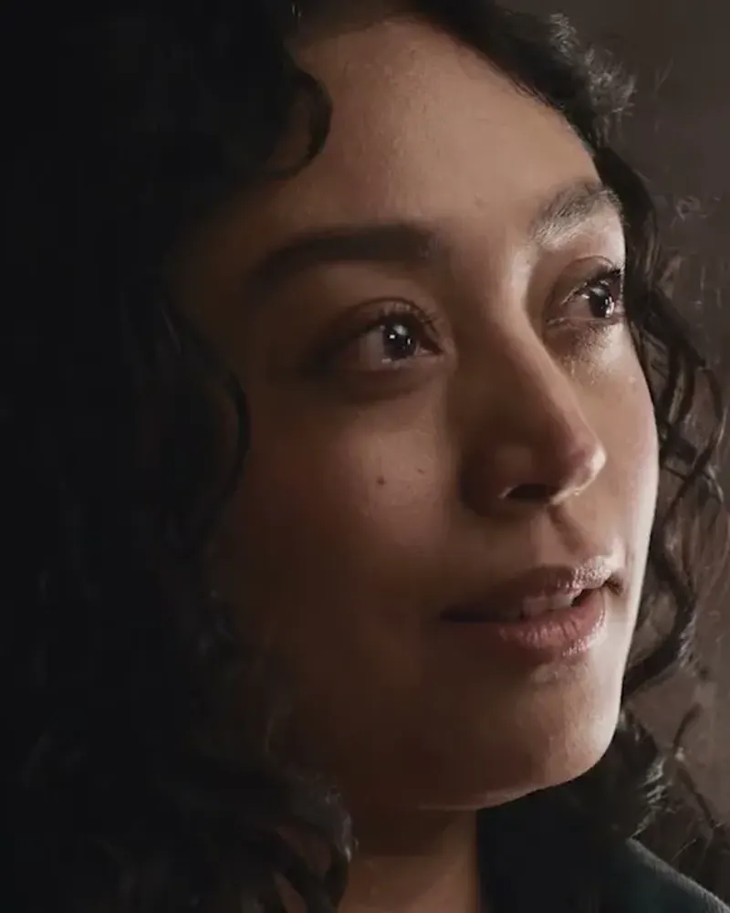 A frame from the Ad Council veterans awareness film.